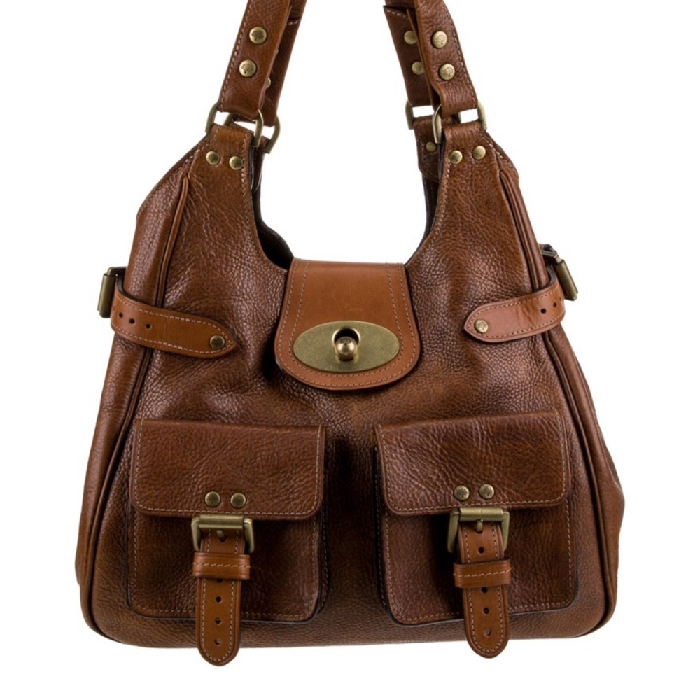 MULBERRY Annie Tan Leather Shoulder Handbag